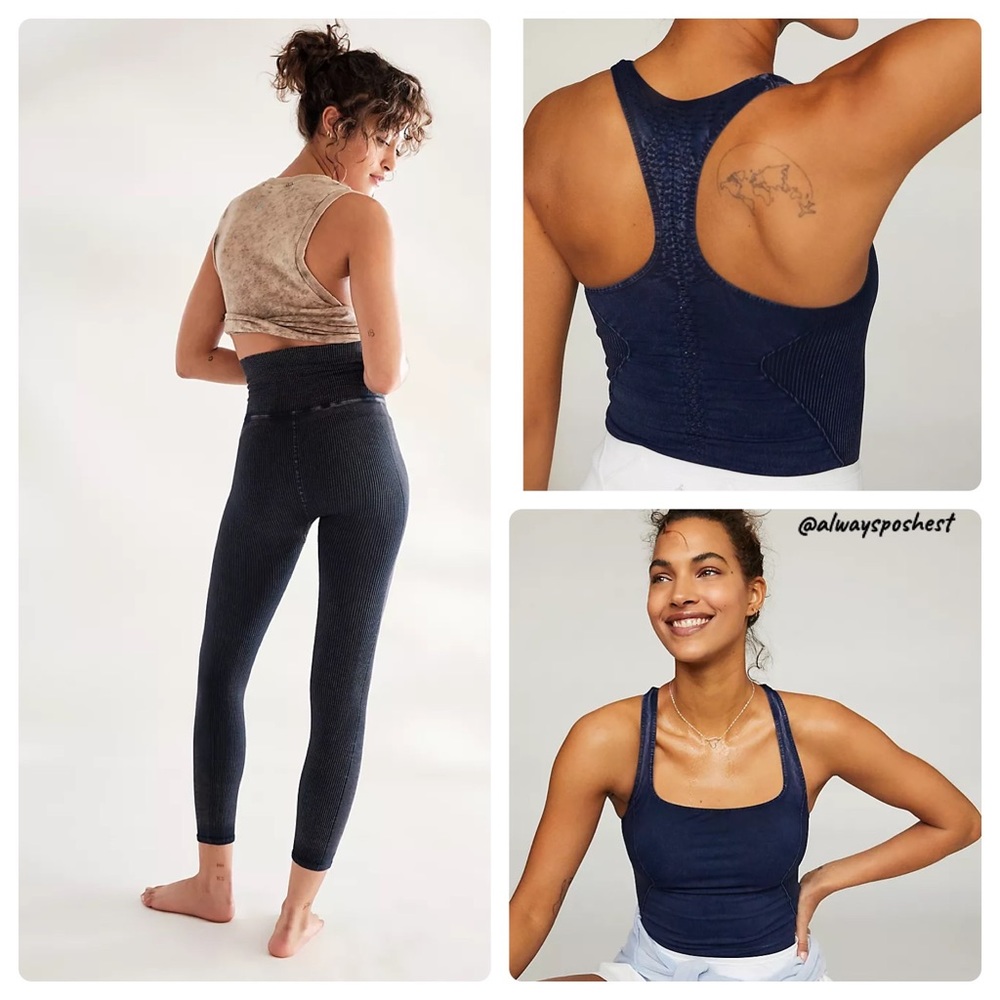 Free People matching navy set